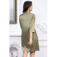 Халат Mia-Mella Julia 8737 оливковый