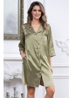 Халат Mia-Mella Julia 8737 оливковый