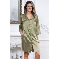 Халат Mia-Mella Julia 8737 оливковый