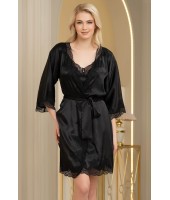 Халат Mia-Amore Arianna 3943 черный Халат Mia-Amore Arianna 3943 черный