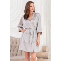 Халат Mia-Mella Stars 7073 серый