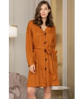 Халат Mia-Amore Carrie 6003 горчичный Халат Mia-Amore Carrie 6003 горчичный