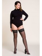 Чулки Gabriella 164 Calze Plus Size Nero