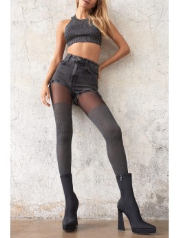 Колготки Marilyn Zazu B07 Black-Silver Колготки Marilyn Zazu B07 Black-Silver