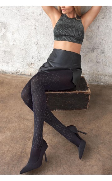 Колготки Marilyn Allure B01 Black-Black