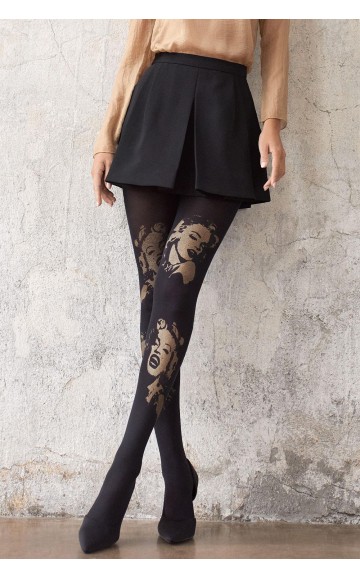 Колготки Marilyn Allure B03 Black-Gold