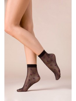 Носочки Gabriella 529 Skarpetki Stars Nero/Pink Носочки Gabriella 529 Skarpetki Stars Nero/Pink