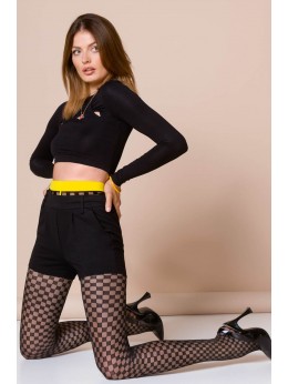 Колготки Gabriella 487 Beth Nero-Canarinio Колготки Gabriella 487 Beth Nero-Canarinio