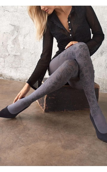 Колготки Marilyn Grace B04 Melange-Black