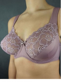 Бюстгальтер Новое Время М-115 Кофейно розовый