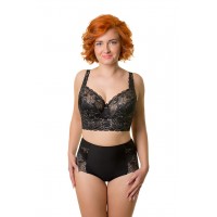 Бюстье Valmira 1144 MILDA Чёрный с серебром