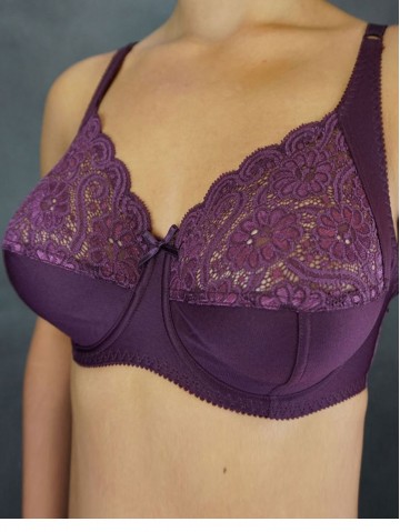 Бюстгальтер Новое Время М-035 Сливовое вино