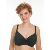 Бюстгальтер Valmira 1203 LAIMA Чёрный в крапинку