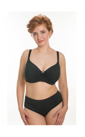 Бюстгальтер Valmira 1203 LAIMA Чёрный в крапинку