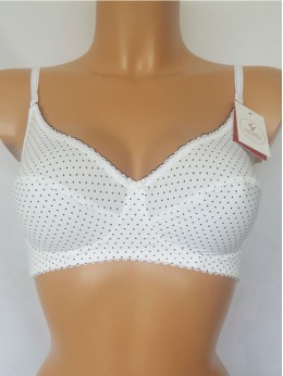 Бюстгальтер Valmira 1103 SILVIJA Белый в крапинку