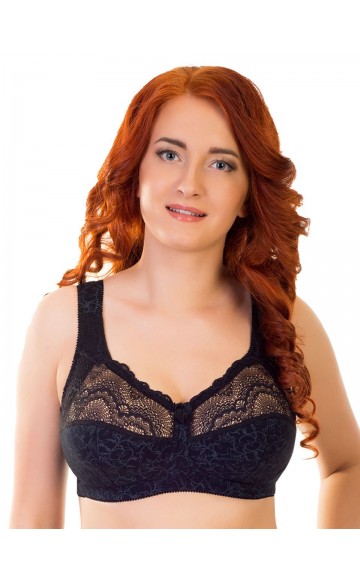 Бюстгальтер Valmira 1101 ROSE Чёрный с серым