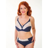 Бюстгальтер Valmira 1141 VANDA Синий в крапинку