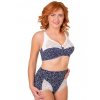 Бюстгальтер Valmira 1201 ROZITA Синий с молоком