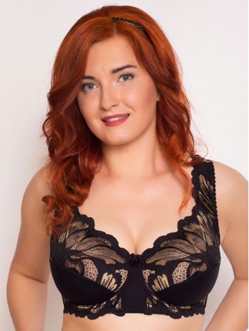 Бюстгальтер Valmira 1113 LAUREN Чёрный с золотом