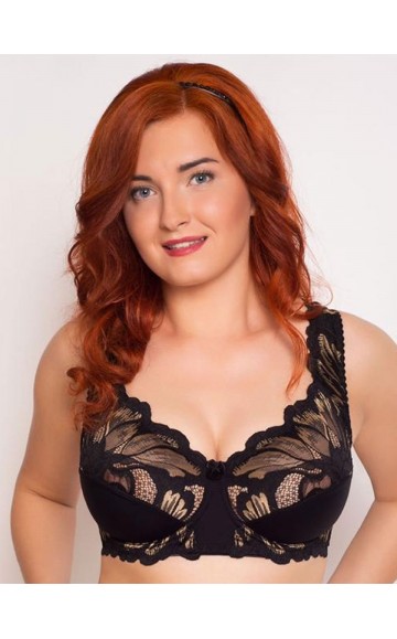 Бюстгальтер Valmira 1113 LAUREN Чёрный с золотом