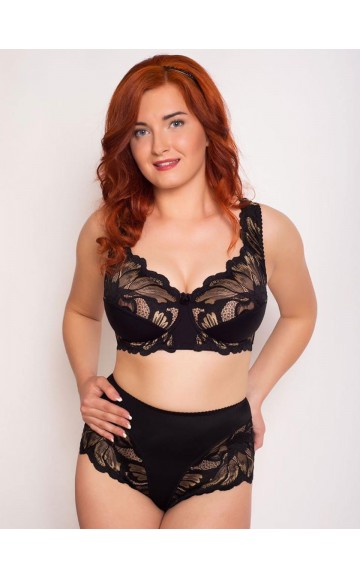 Бюстгальтер Valmira 1113 LAUREN Чёрный с золотом