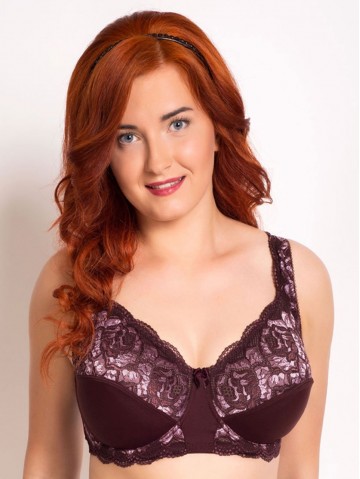 Бюстгальтер Valmira 1112 MARTA Вино с миндалём