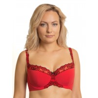 Бюстгальтер Valmira 1136 RIMA Красный флок