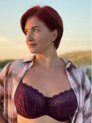 Бюстгальтер Valmira 1148 Jana Бургундия