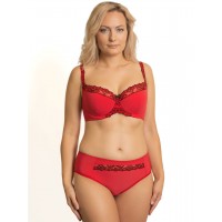Бюстгальтер Valmira 1136 RIMA Красный флок
