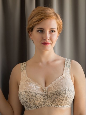 Бюстгальтер Valmira 1101 ROSE Бежевый с чёрным