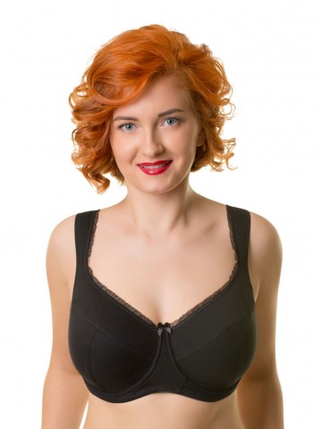 Бюстгальтер Valmira 1204 Baiba Тиснёный чёрный