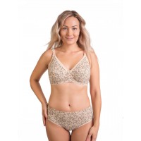 Бюстгальтер Valmira 1123 AELITA Бежевый с черным
