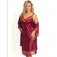 Ночная сорочка Valmira LERA 3412 Бордовая роза