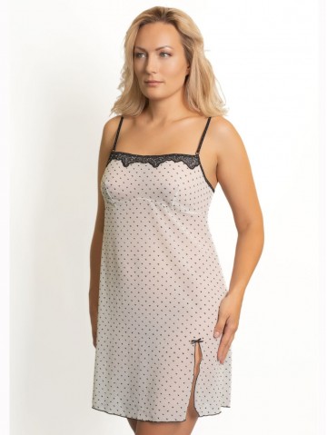 Ночная сорочка Valmira 3811 Молоко в крапинку