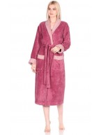 Махровый бамбуковый халат Belette (PM France 735) розовато-лиловый