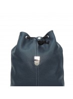 Синий кожаный рюкзак «Илана»