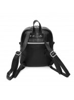 Черный кожаный рюкзак «Альмира»