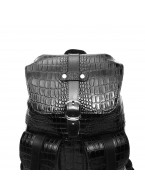 Черный кожаный рюкзак Natalia Kalinovskaya «Стэп»