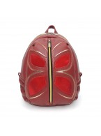 Бордовый кожаный рюкзак Natalia Kalinovskaya «Бабочка»