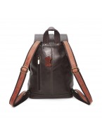 Рыже-коричневый кожаный рюкзак «Лекса»