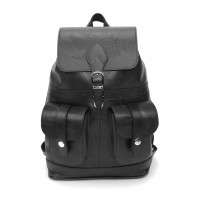 Черный кожаный рюкзак «Черный лебедь» Черный кожаный рюкзак «Черный лебедь»