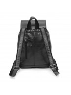 Черный кожаный рюкзак Natalia Kalinovskaya «Черный лебедь»