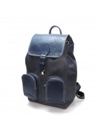 Синий кожаный рюкзак «Селесте»