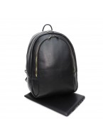Черный кожаный рюкзак «Вэнна»