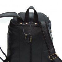 Черный кожаный рюкзак «Габриэль»