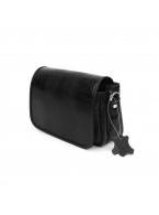 Черная женская кожаная сумка «Танис»