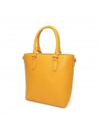 Комбинированная женская желтая сумка David Jones