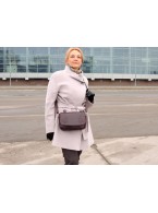 Бордовая женская кожаная сумка «Екатерина»