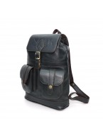 Кожаный рюкзак женский зеленый «Гринто»