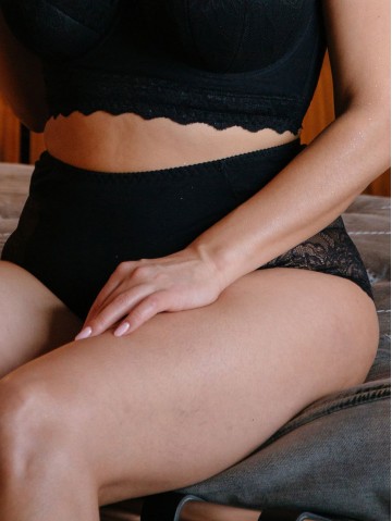 Трусы Valmira 2916 Тисненный черный